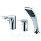 Смеситель для акриловой ванны D&amp;K  DA1434901 (3 отв.) ХРОМ