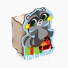 Роспись по дереву копилка «Новогодние чудеса», набор для творчества