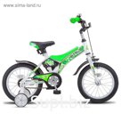 Велосипед 14" Stels Jet, Z010, цвет белый/салатовый