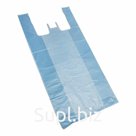 Пакет майка ПНД 30+16*60, 15мкм синяя (100шт./уп)