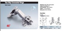 Two Way Concealed Hinge TMA-F-A45-0