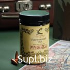 Чай черный в банке "Для настоящего мужика" с чабрецом, 50 г