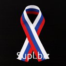 Лента репсовая «Триколор», 24 мм, 50 ± 1 см