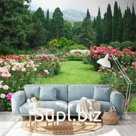 Фотообои Клумба в парке