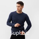 Джемпер мужской, цвет синий, р-р 52