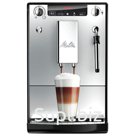 Кофемашина MELITTA CAFFEO SOLO&MILK Е 953-102, 1400 Вт, объем 1,2 л, емкость для зерен 125 г, ручной капучинатор, серебристая