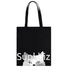 Сумка-шоппер Арт и Дизайн "Кот", 35*42см., черная, фольга