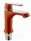 Смеситель для умывальника (оранжевый)