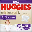 Подгузники-трусики Huggies Elite Soft 5 12-17кг 68шт Артикул: 6730