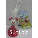 Игрушка для ванны Капитошка Каркуша в сетке арт.LX-FT1813