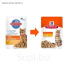 Влажный корм Hill's SP Cat для кошек, курица в соусе, пауч, 85 г