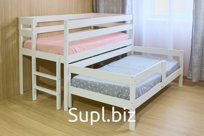 Облегченная модель выдвижной кровати.
Вход с торца кровати.