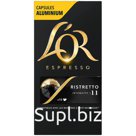 Кофе в капсулах  L'OR "Espresso Ristretto", капсула 5,2 г, 10 алюм. капсул, для машины Nespresso