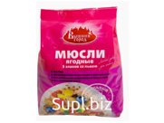 Мюсли "Вышний город" Ягодные 5-злаков со льном, пак. 350 гр