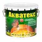 Защитно-декоративное покрытие для древесины ваниль Акватекс, 10 л