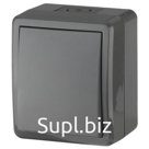 Переключатель IP54, 10АХ-250В, ОУ, Эра Эксперт, серый
