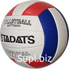 E33489-2 Мяч волейбольный (красный/синий), PVC 2.7, 290 гр, машинная сшивка