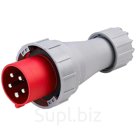 Вилка кабельная 035-6 IP67 63А, 5 контактов, 400В~ 63А, 5 контактов, 400В~