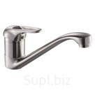 Смеситель для кухни KAISER Douglas 12533 Silver, однорычажный, длинна излива 226 мм, серебро   69701