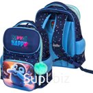 Рюкзак школьный 37х28х14 мм, deVENTE Smart 14L "Happy Pinguin", эргономичная спинка, для девочки