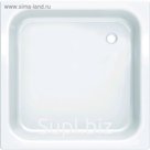 Поддон душевой BLB CF90, 90х90х16 см, квадратный, стальной