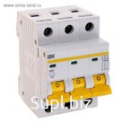 Выключатель автоматический IEK, трехполюсный, C 20 А, ВА 47-29, 4.5 кА, MVA20-3-020-C