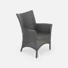 Кресло Kipr (с упаковкой) Серебро, RAL 7030, Oxford 600D PU dark grey
