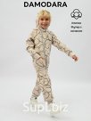 Комбинезон, Мишки на бежевом,  арт. 03122 (122 см)