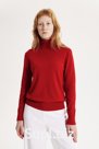 Свитер женский, цвет красный AW23-SWZ202