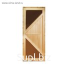 Дверь для бани и сауны "Углы", 160х80