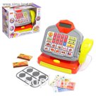 Игровой набор "Касса-калькулятор" с монетами, купюрами, картами
