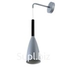 Бра "Капля" Е27 40Вт серый 10х10х35-135см
