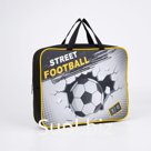 Сумка-папка, отдел на молнии, цвет белый/чёрный