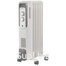 Радиатор масляный Ballu BOH/CB-07W, 1500Вт, 7 секций, до 20м2, механич. тип, белый