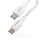 Интерфейсный кабель LDNIO Type-C to Type-C LC121-C 1м 65W Белый