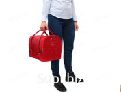Чемодан для мастера маникюра Красный Глянцевый (30*23*25)