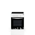 Плита Beko FCS 47002, электрическая, 3 конфорки, 54 л, белая
