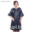 Платье женское, размер 54, цвет синий