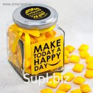 Леденцы в стеклянной банке "На счастье" НОВЫЙ АРТИКУЛ 7291177