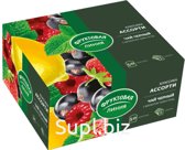 Ассорти 5 вкусов: "Смородина", "Малина", "Мята", "Лимон", "Клубника". Высший сорт.
Состав: Чай черный байховый мелкий, ароматизатор "Смородина", лист смородины…