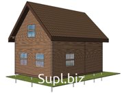 Дом 7860х5860 из профилированного бруса 200х200