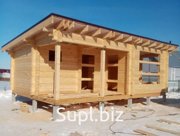 Баня 5000х8000 из профилированного бруса 150х150