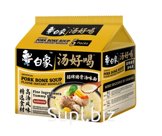 Лапша б/п BAIXIANG со вкусом суп на свиных ребрышках (113г*5шт*6) Китай