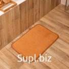 Коврик для ванной «Этель» Basic, 40×60 см, светло-коричневый